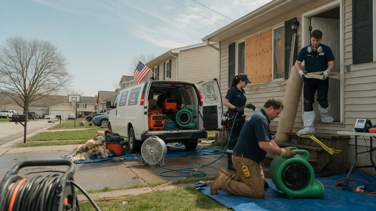 Water Damage Restoration in Rosholt, WI near me